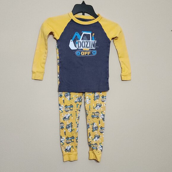 Wonder Nation Toddler Boys 'Dozin Off' Cotton Pajamas Size 4T - Picture 2 of 6